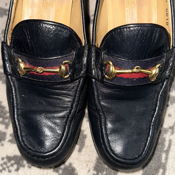Gucci navy horsebit loafer - Picture 8 of 9